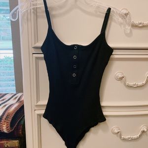 White Fox Boutique Ribbed Bodysuit